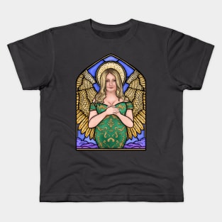 Jennifer Coolidge Stained Glass Kids T-Shirt